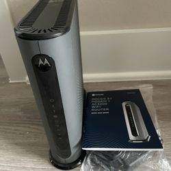 Motorola Modem and Router