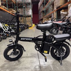 Folding electric bicycle