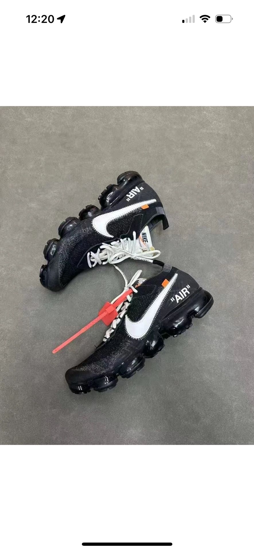 LOW PRICE MOVING- NIKE X OFF WHITE VAPORMAX RARE MENS SNEAKERS