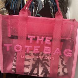 Marc Jacobs Pink Mesh Tote 