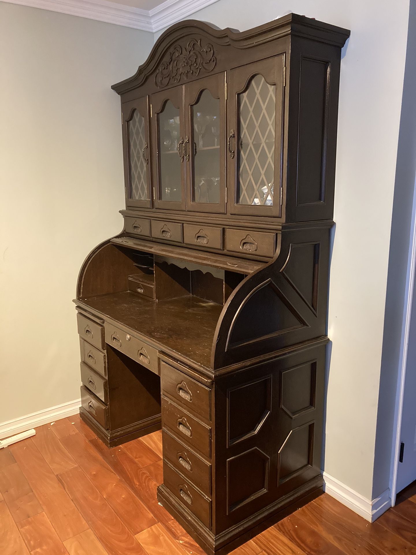 Antique Secretary Desk With Hatch