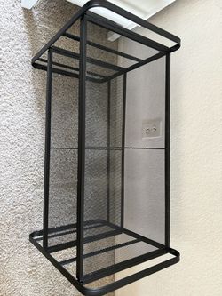 Black shoe rack
