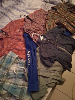 Ariat camisa,corta,larga,smal7 medium