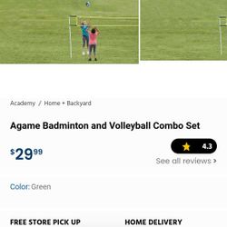 Agame Badminton+ Volleyball Set