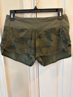Lululemon Run: Speed Short | Savasana Camo Green