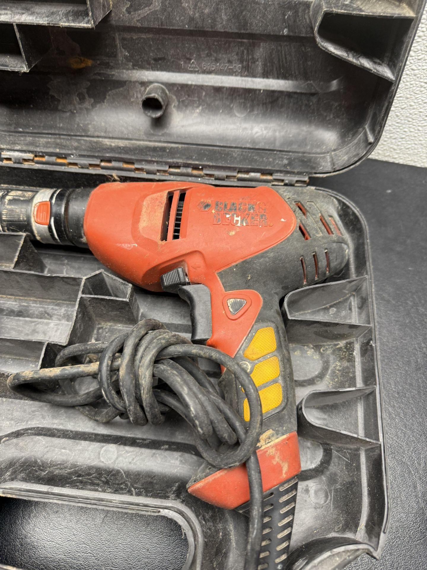 Black & Decker Quick Connect Drill Corded Orange and Black Drill 5Amp 120V