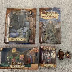 Harry Potter Variety Mattel Figures & Weasley Playhouse Bundle New! 