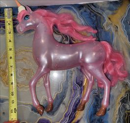 Barbie Dreamtopia Sweetville Pink Sparkle Unicorn Ice Cream Horse Mattel 2016