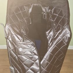 sauna portátil para el hogar, tienda de campaña de sauna infrarroja con almohadilla térmica y silla plegable, spa en casa con control remoto