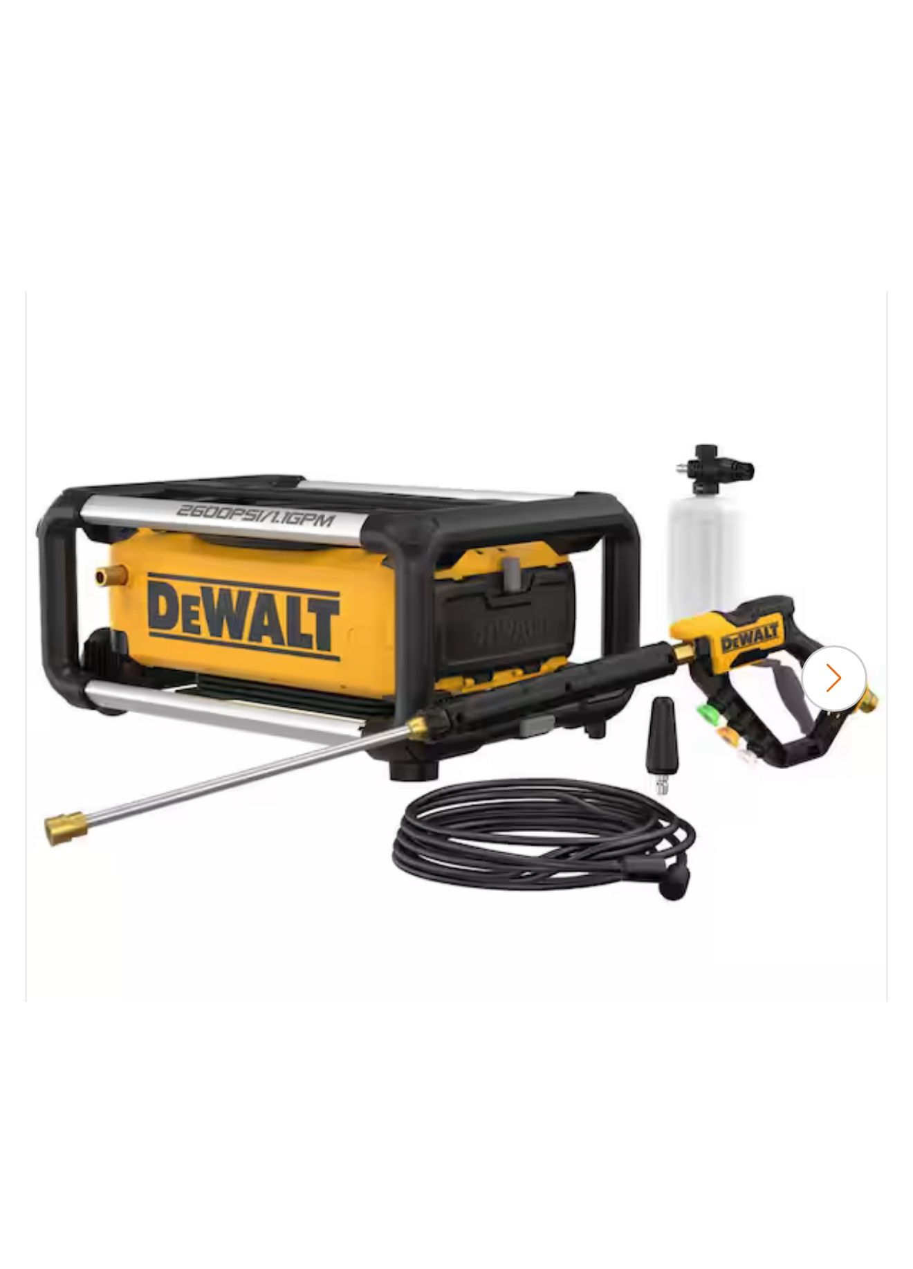 Dewalt 2600 Psi  Compact Electric Power Washer(D13BS)