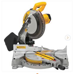 Dewalt 15 Amp Corded 10 in. Compound Single Bevel Miter Saw
