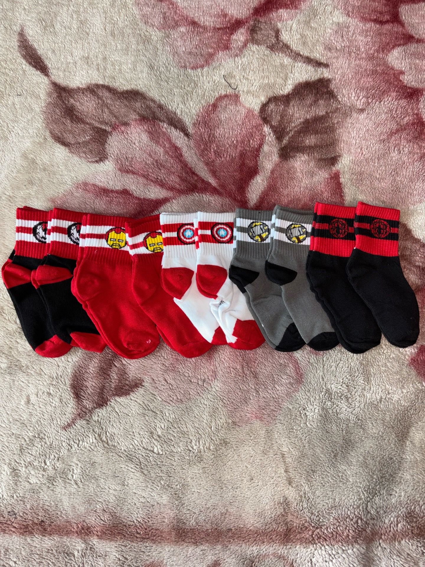 Marvel Comics Superhero Socks Pack