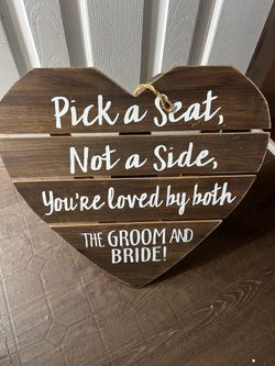Wedding sign