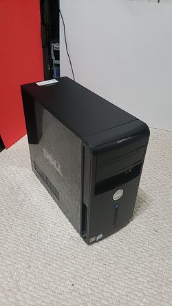 Dell vostro 200 desktop with 19 inch dell monitor, wired mouse and keyboard