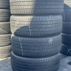 SET OF TIRE 285 45 22 BRIDGESTONE 85% LIFE