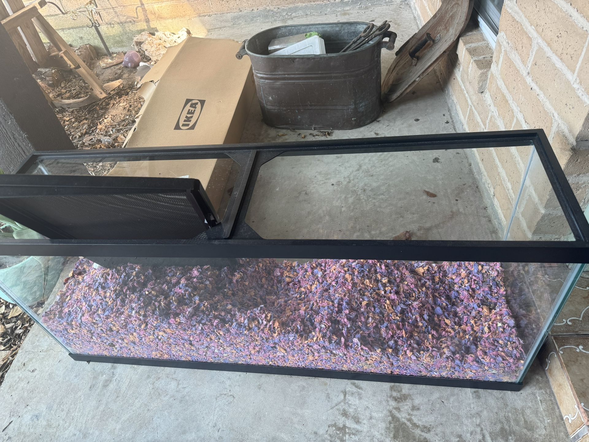 55 Gallon Aquarium Tank For Fish Or Gerbil Or Hamster