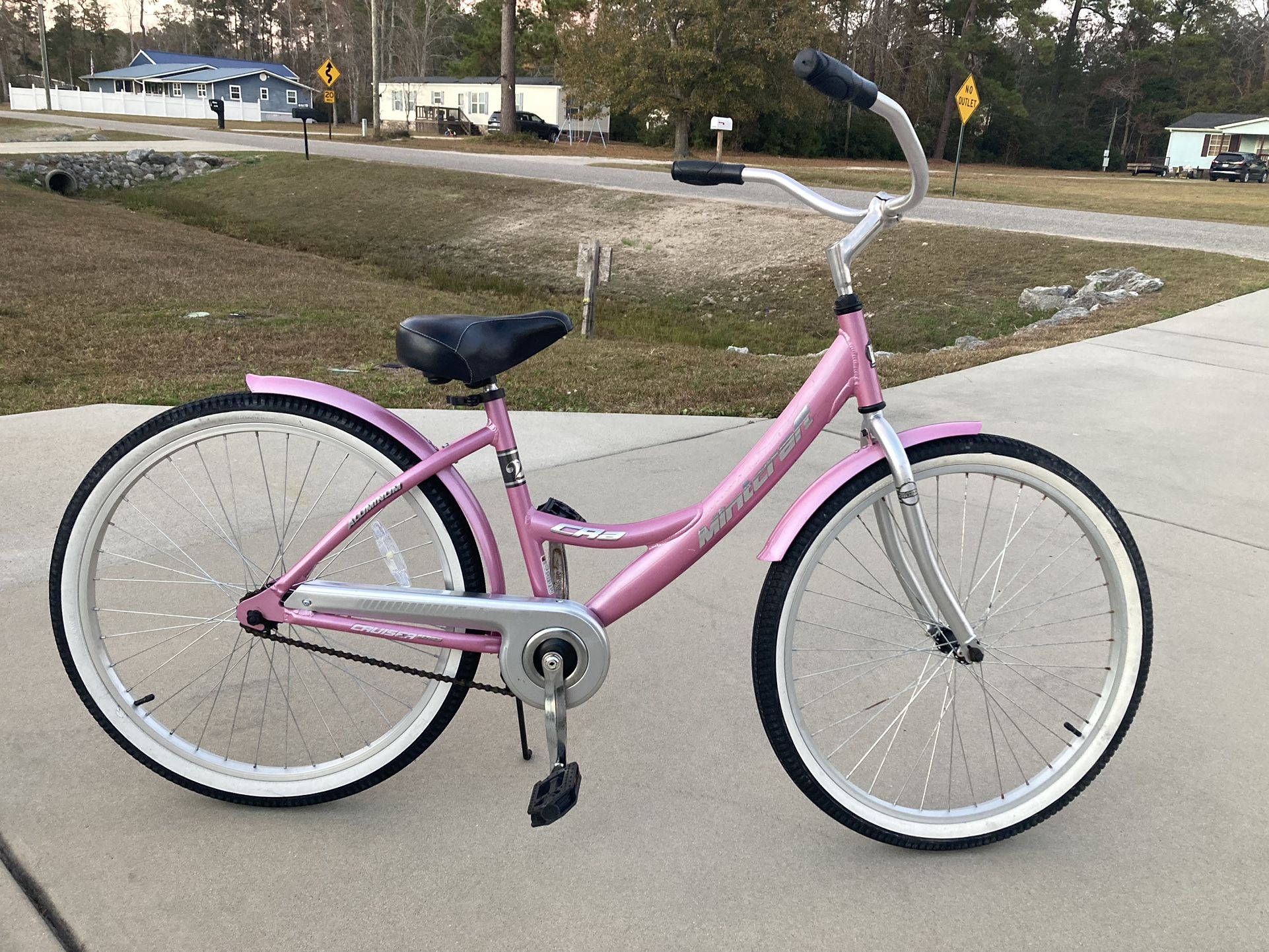 Aluminum Beach Cruiser Bike 26”