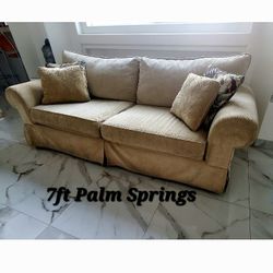 Couch With Pillows In Palm Springs 