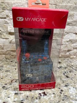 Retro My Arcade Machine Gaming System 200 Built In Video Games Mini Set Handheld