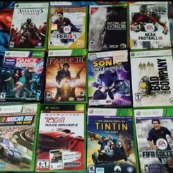 Xbox 360 Games, $30 For All