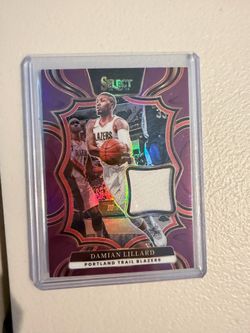 Game worn Damian Lillard /99