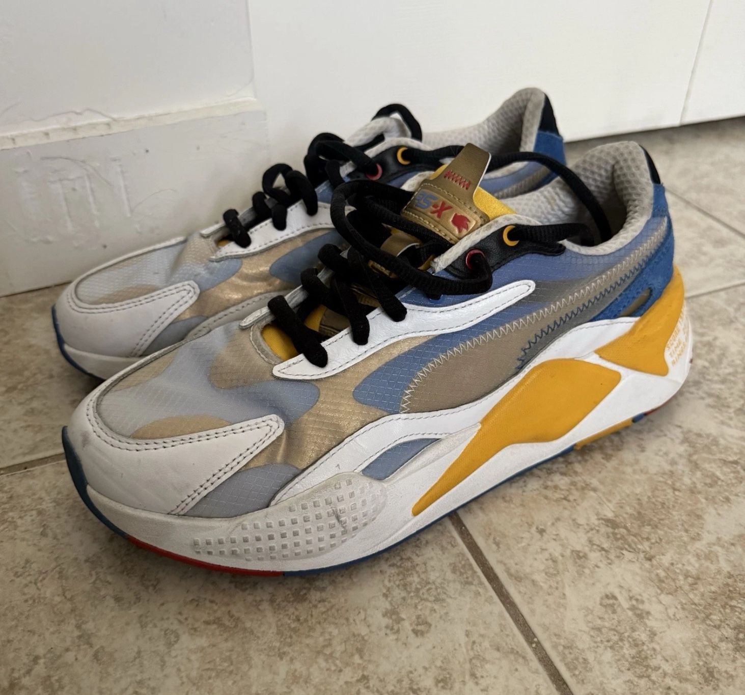 PUMA x Sonic RS-X3 Golden Rod Mens Shoes Size 10 2020 SEGA 