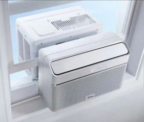 Midea 8,000 BTU 115-Volt U Plus Shaped Smart Inverter Window Air Conditioner Wi-Fi, for up to 350 sq. ft. Energy Star