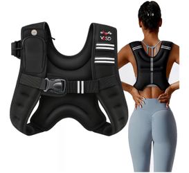 (7777-57) Weighted Vest Woman 8lbWeight Vest for Women Men Body Weight Vests for Walking Strength Training Running Workout Jogging Fitness