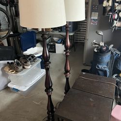 Standing Floor Lamps (x2)