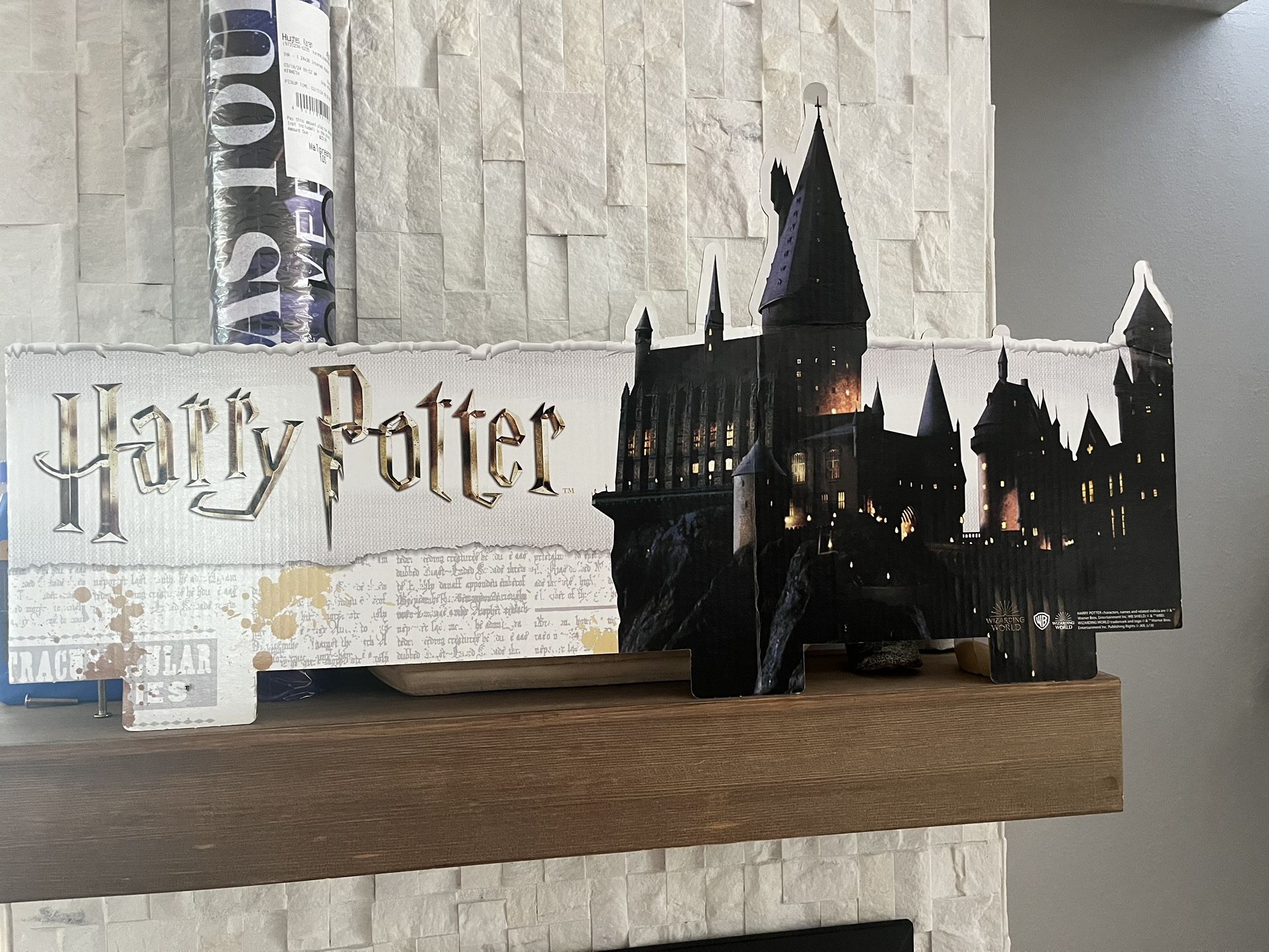 Harry Potter Card Board Sign