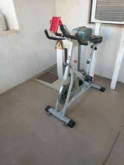 spin bike and vintage booty shakers $125