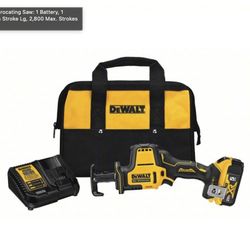 Brand New DEWALT 20V Reciprocating Saw Kit (Battery + Charger Included)