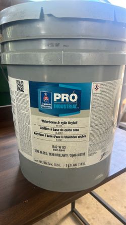 Sherwin-Williams Pro Industrial Waterborne Acrylic Dryfall (80% Full)