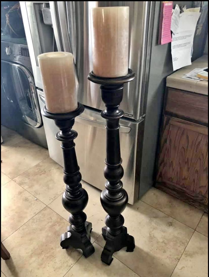 Large Candle Pillars 