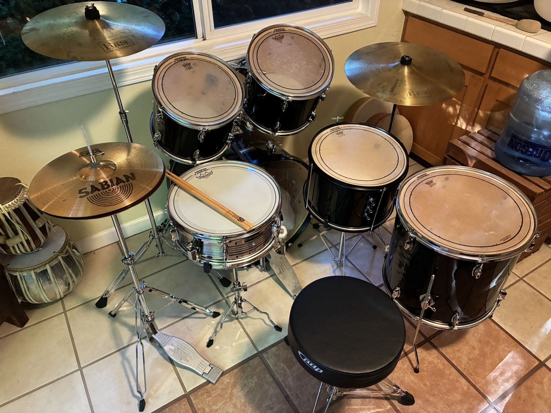 6-Piece Drum Set + Cymbals