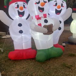 Mono Nieve Inflable