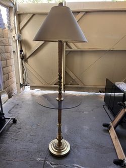 Vintage Hollywood Regency Floor Lamp 