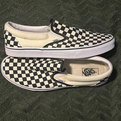 Classic Slip-On Checkerboard Shoe - Size 13