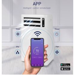 DELLA 15,000 BTU WiFi Enabled Portable Air Conditioner & Heat