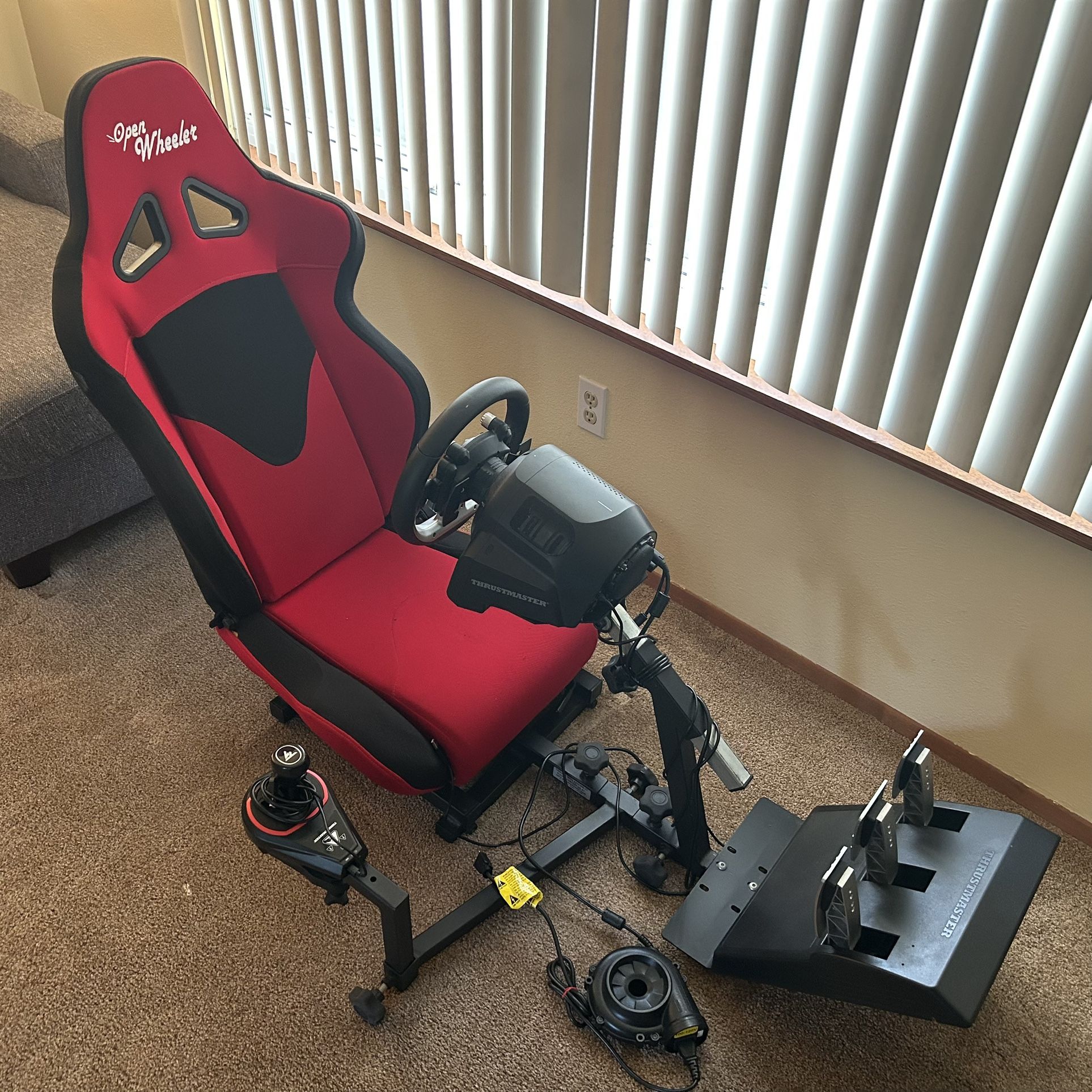 Thrustmaster Racing Simulator Steering Wheel Full Set