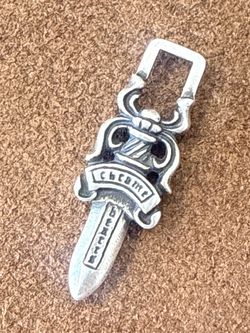 Chrome hearts 925 dagger zipper/pendant