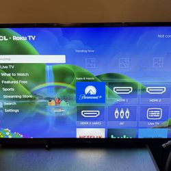 TCL 32” Tv With Wall Mount