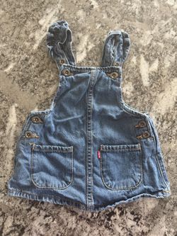 Baby Girl Levi's Jean Dress Size 12 Months
