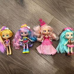 4 Shopkin Dolls!