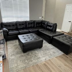 Couch Sectional With Ottomans 