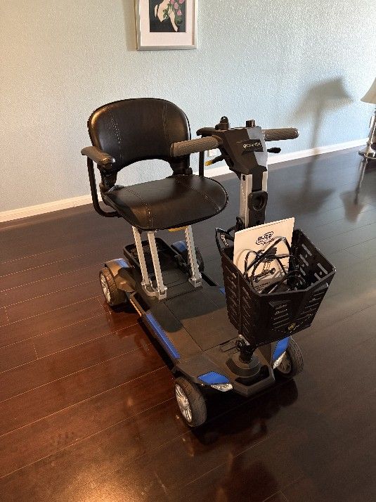 Golden Electric Scooter