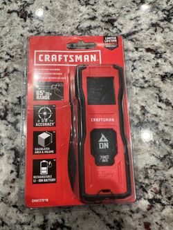 New CRAFTSMAN Laser Measurement Tool, 65-Foot Measure