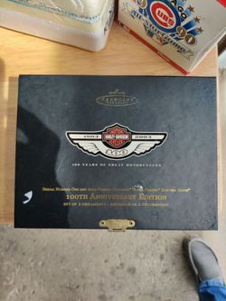 Harley Davidson 100th Anniversary ornaments