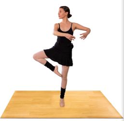 Portable Dance Floor Mat For Ballet, Tap & More