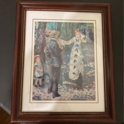 Pierre-August Renoir The Swing French Impression 1876 Poster